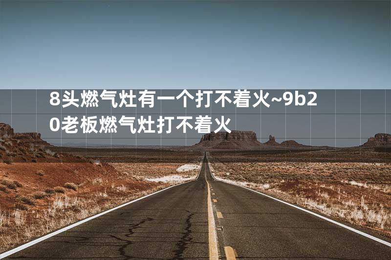 8头燃气灶有一个打不着火~9b20老板燃气灶打不着火