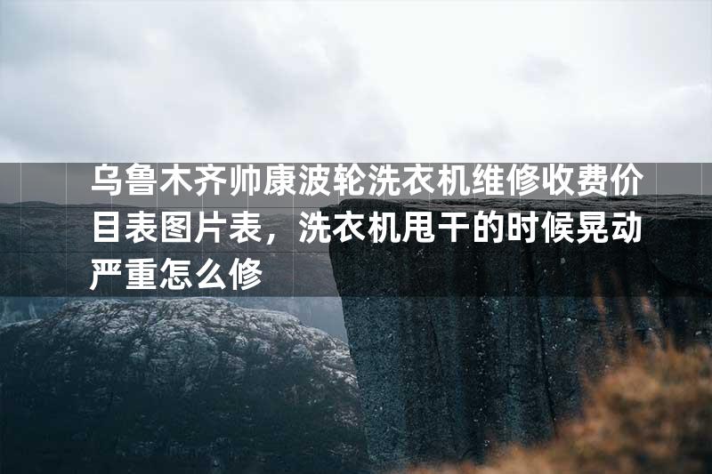 乌鲁木齐帅康波轮洗衣机维修收费价目表图片表，洗衣机甩干的时候晃动严重怎么修