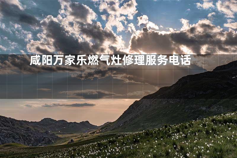 咸阳万家乐燃气灶修理服务电话