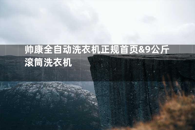 帅康全自动洗衣机正规首页&9公斤滚筒洗衣机