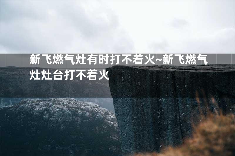 新飞燃气灶有时打不着火~新飞燃气灶灶台打不着火