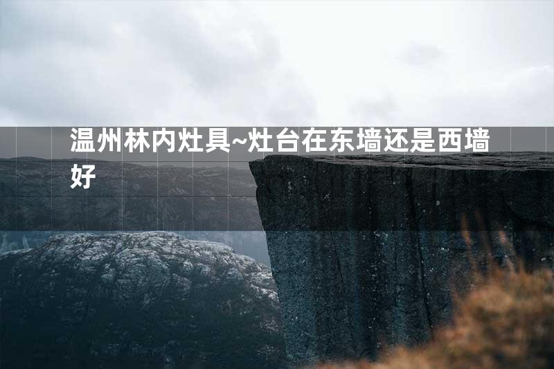温州林内灶具~灶台在东墙还是西墙好