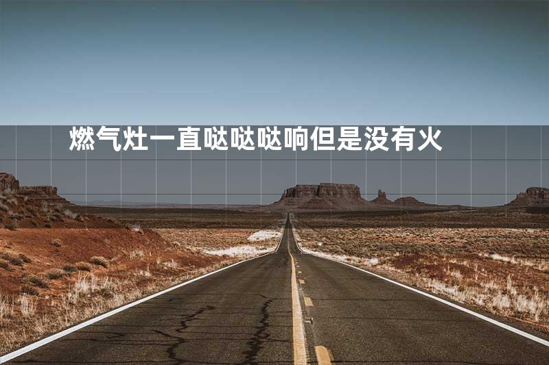 燃气灶一直哒哒哒响但是没有火