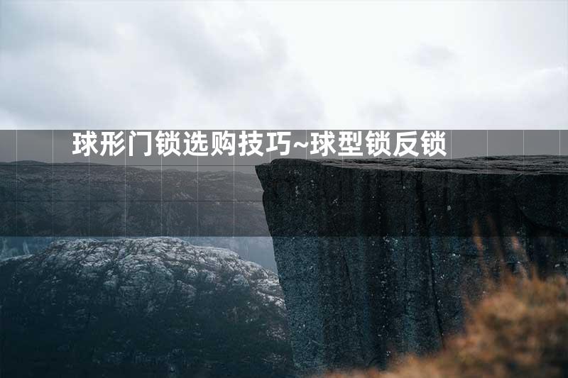 球形门锁选购技巧~球型锁反锁